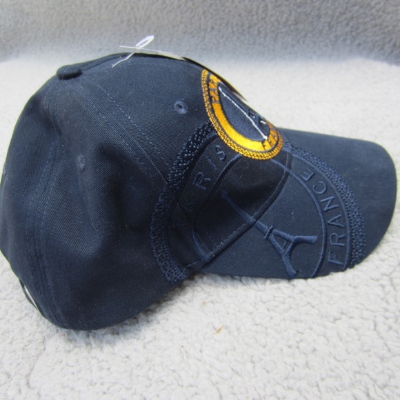 Paris France Hat  Embroidered City Of Lights Eiffle Tower Adjustable Back NWT - Picture 7 of 14